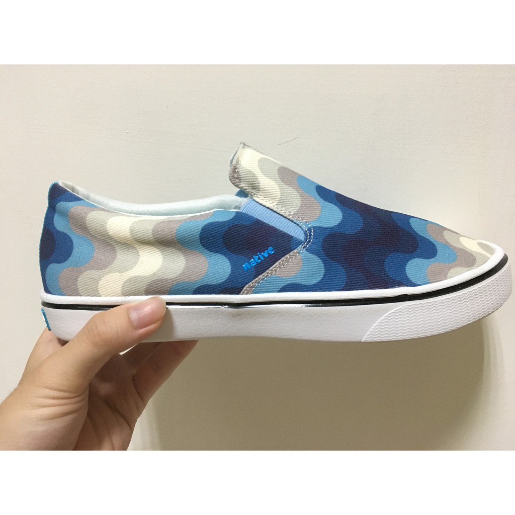 Native shoes cheap miles denim print