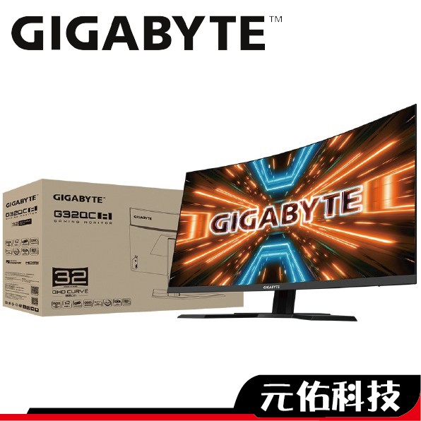 技嘉G32QC A 32吋電腦螢幕VA曲面165Hz 電競螢幕M32QC 液晶顯示器| 蝦皮購物