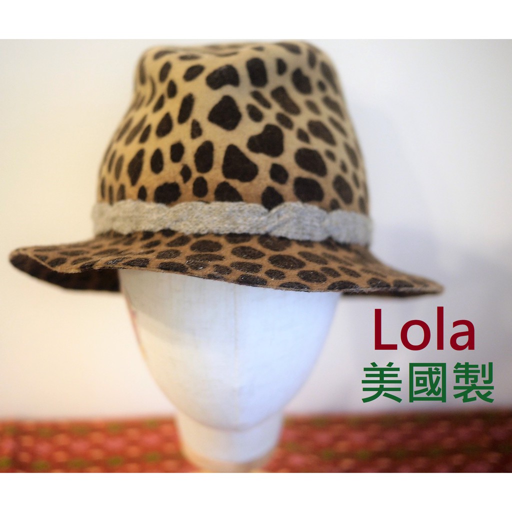 Lola Hats】帽🍑豹紋設計師帽爵士帽美國製| 蝦皮購物