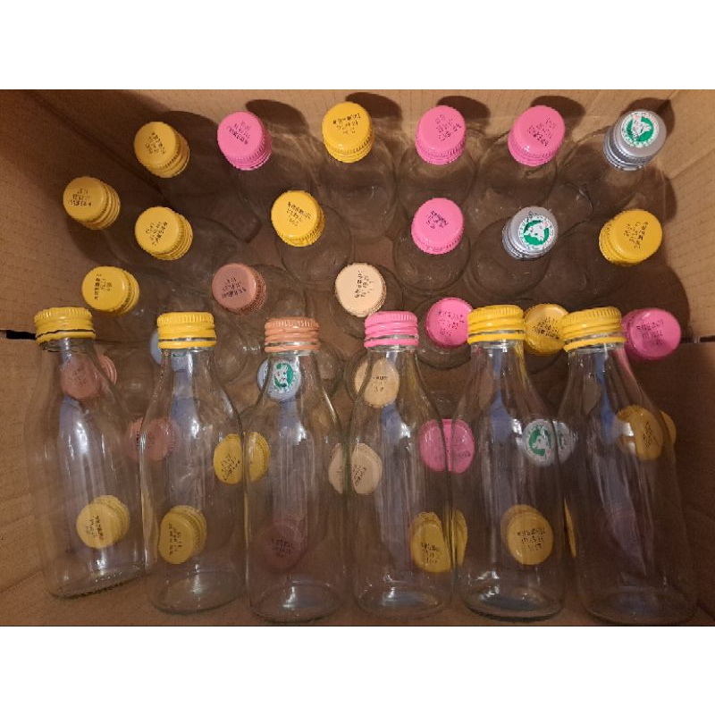現貨67瓶-玻璃瓶180毫升羊奶瓶，牛奶瓶，可以用來勞作，園藝，盆栽，筆筒藝術品，立體勞作，星砂瓶，許願瓶漂流瓶，玻璃罐 | 蝦皮購物
