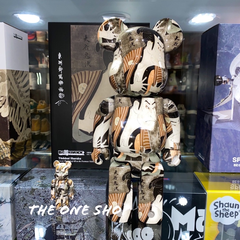 TheOneShop BE@RBRICK 東洲斎写楽 三代目大谷鬼次の奴江戸兵衛 大谷鬼次 奴江戶兵衛 400%100%