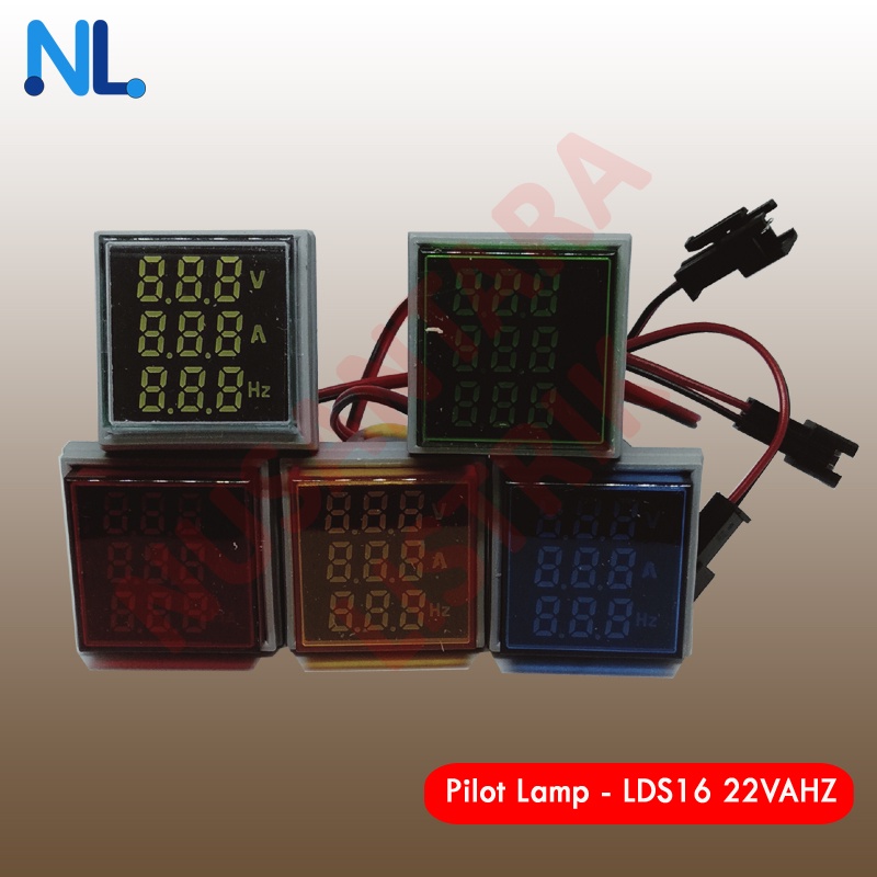 帶安培表的指示燈 LDS16-22VAHZ Shiji Box | 蝦皮購物
