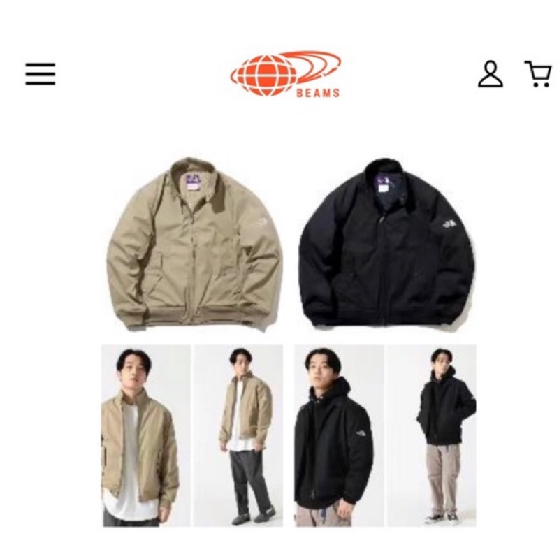 THE NORTH FACE PURPLE LABEL BEAMS 65/35 聯名哈靈頓Primaloft 外套