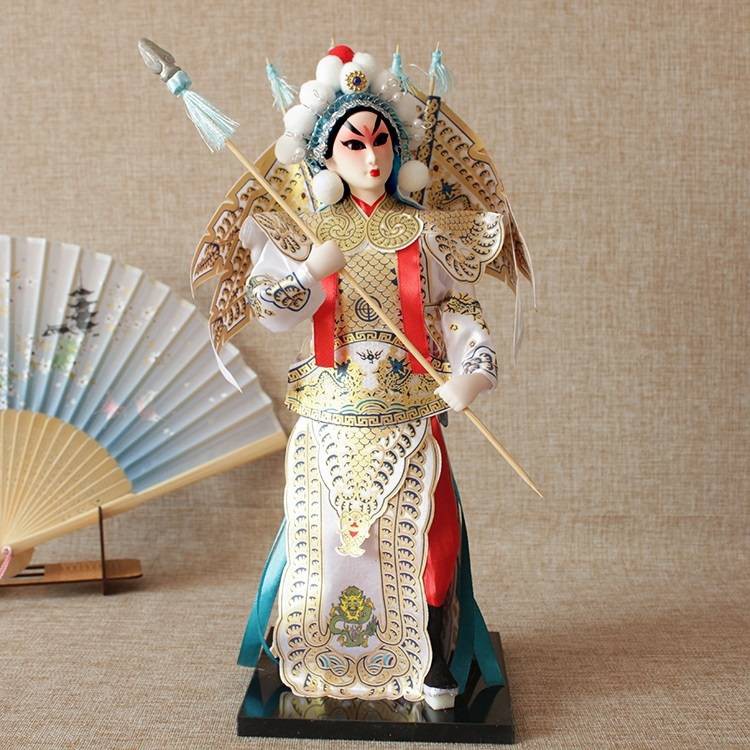 🌸台灣好物🌸中國風京劇絹人偶娃娃擺飾品歌劇院戲曲人物玩偶人形