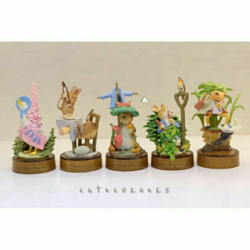 絕版收藏品整套全新未拆 瓶蓋公仔 彼得兔 海洋堂 peter rabbit kaiyodo | 蝦皮購物