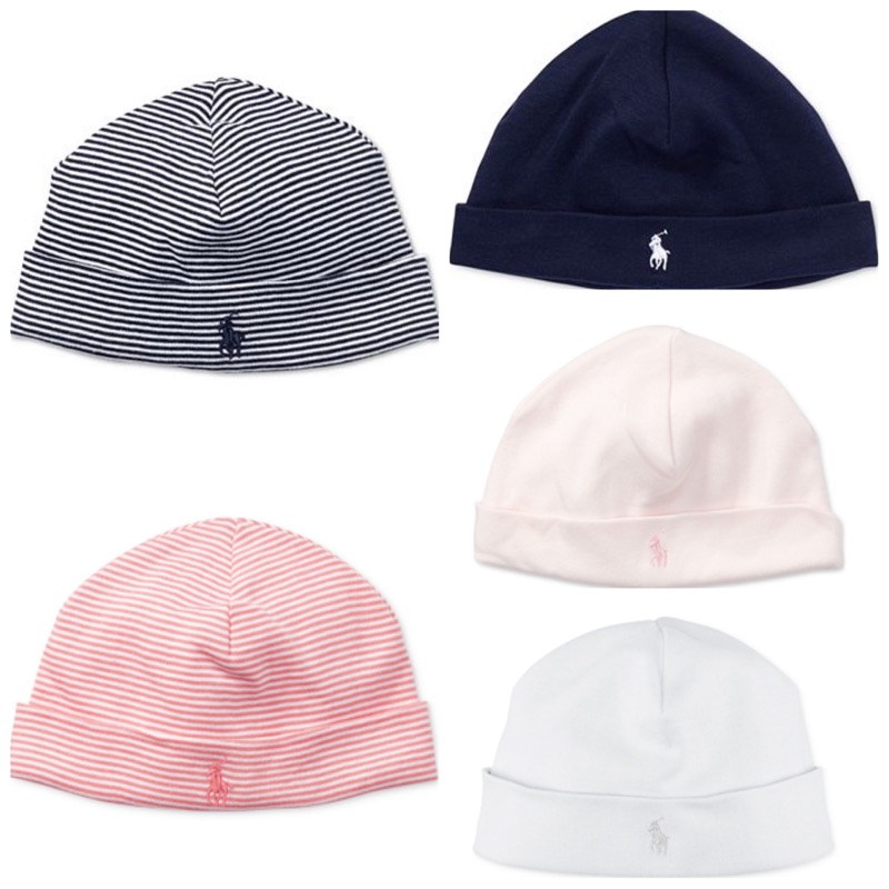 現貨) POLO 嬰兒軟帽Ralph Lauren Baby Boys Cotton Hat | 蝦皮購物