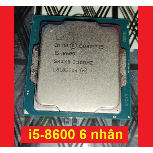 英特爾酷睿 i5-8600 處理器。 CPU i5 8600 3.1 高達 4.3GHz,使用 6 核 6 線程 | 蝦皮購物