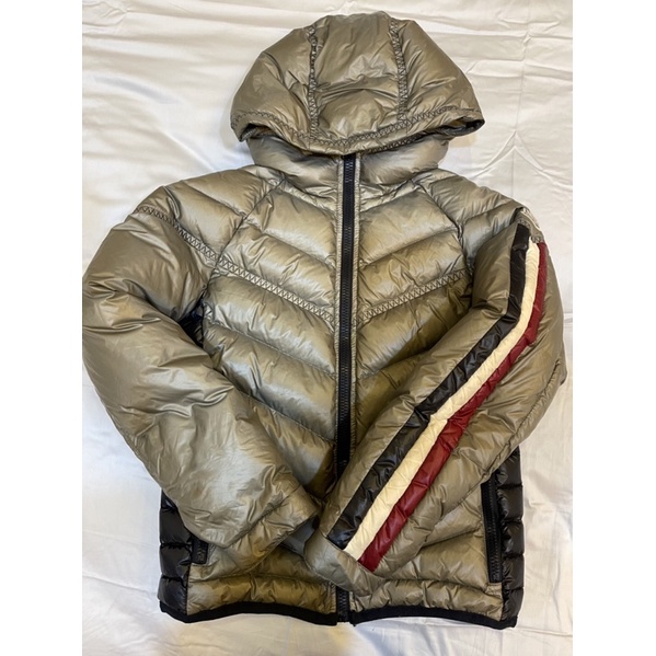 Moncler 10A氣質灰兒童澎澎抗寒流羽絨外套，下雪適用，狀況良好| 蝦皮購物