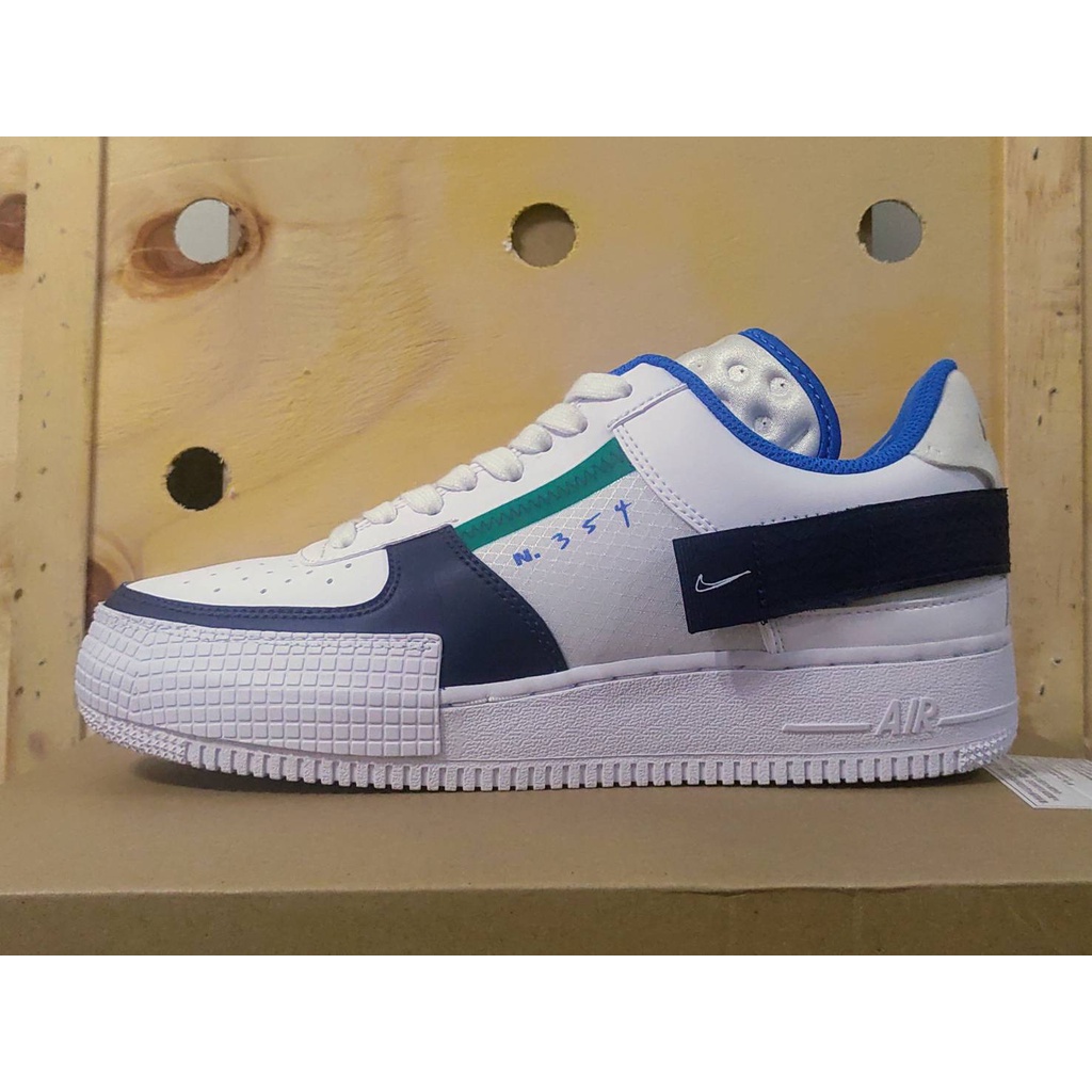 Nike Air Force 1 Type N.354 白藍綠滑板鞋CQ2344100 US8(26cm) | 蝦皮購物