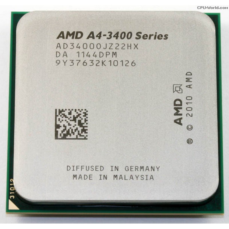 AMD A-series A4-3400正式版FM1腳位 / 2.7G / L2=1M、HD 6410D內顯、拆機良品 | 蝦皮購物