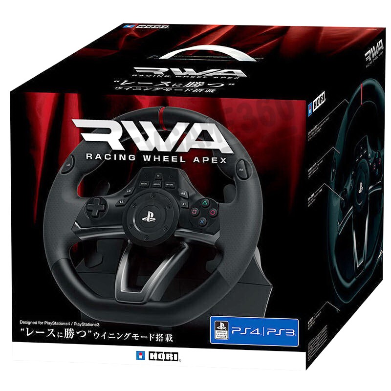二手商品】PC PS3 PS4 HORI RWA PS4-052 專業擬真遊戲方向盤SONY認證
