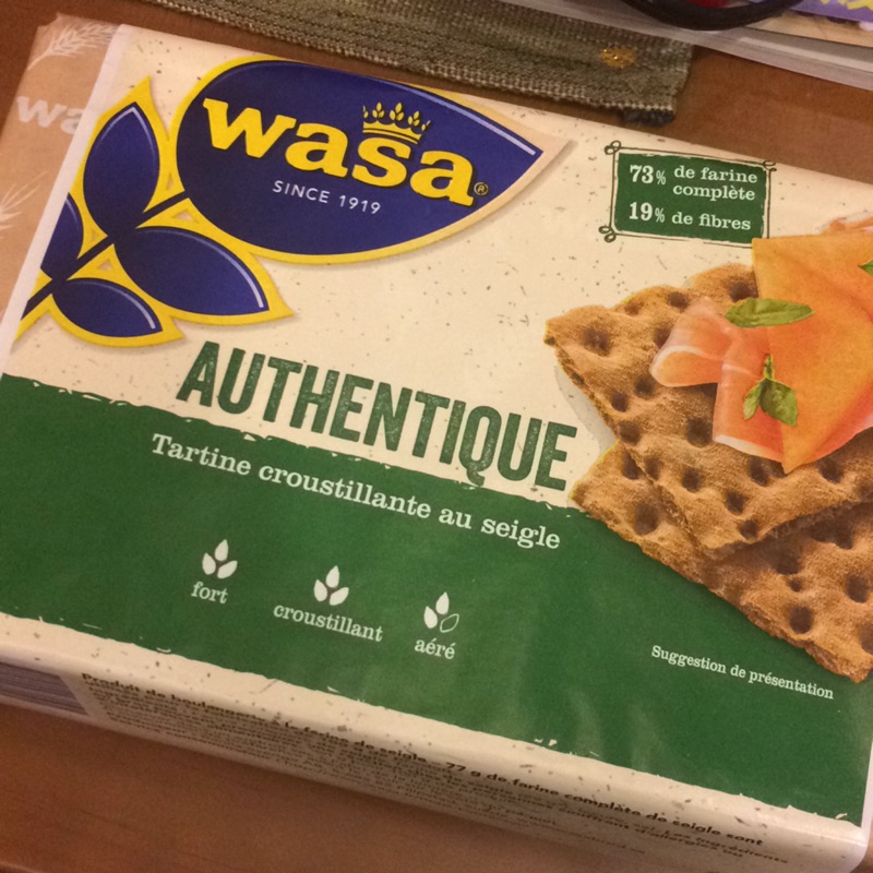 歐洲瑞典瓦莎輕燕麥高纖餅乾WASA AUTHENTIQUE