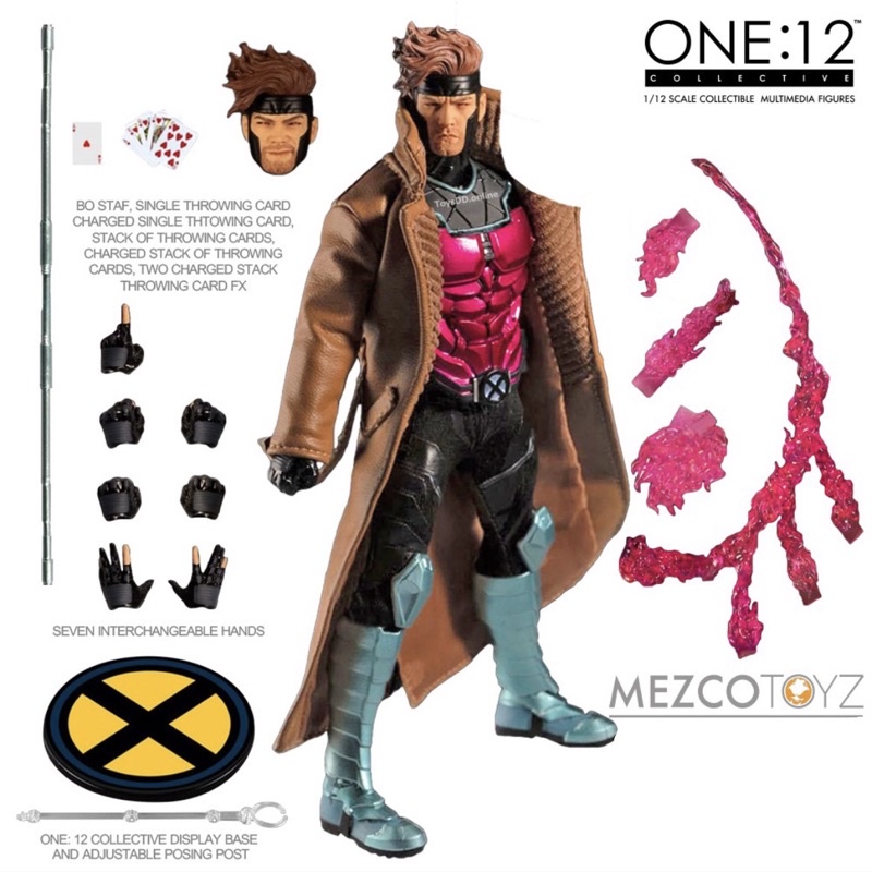 MEZCO TOYZ【金牌手】Gambit ONE:12 COLLECTIVE 系列Marvel Comics