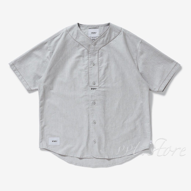 WTAPS 21SS LEAGUE / SS / COTTON. OXFORD 短袖襯衫棒球衫| 蝦皮購物