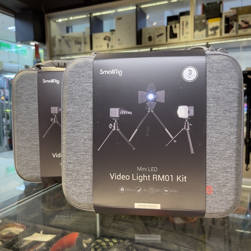 玩相機 SmallRig RM01 LED 迷你影視 三燈套組 3469 棚拍 小型攝影棚 棚燈 補光燈 | 蝦皮購物