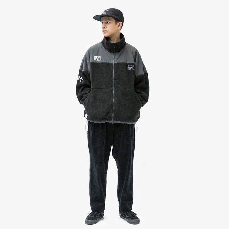 wtaps 19AW forester black フリース-