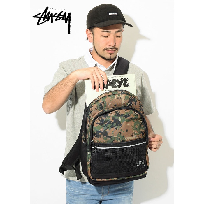 ☆ETW☆【台中店】STUSSY DIGI CAMO BACKPACK 後背包迷彩現貨| 蝦皮購物