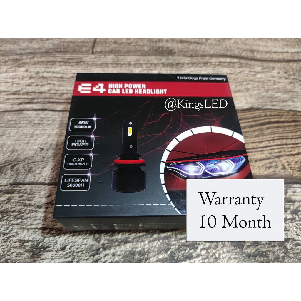 汽車 LED 燈 E4 G-XP 芯片 H4 H8 H9 H11 2000lm 45W 大燈車燈 H4 LED 汽車 H | 蝦皮購物