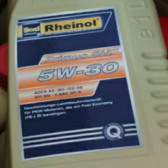 Rheinol SWD Primus 5W30 汽車機油 | 蝦皮購物