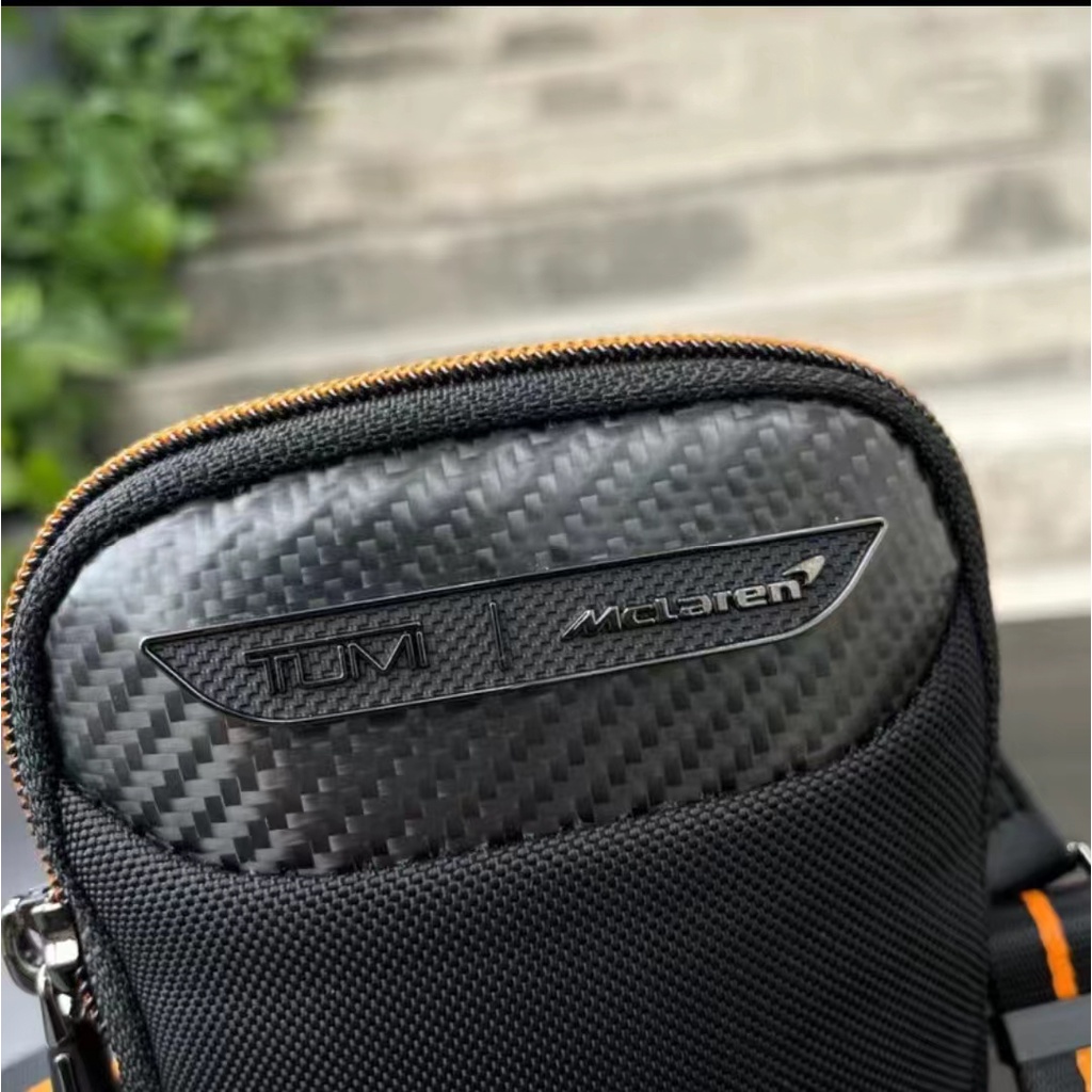 TUMI途明McLaren邁凱倫聯名系列彈道尼龍男單肩斜挎手機包373015D TUMI途明McLaren邁凱倫聯名系列彈道尼龍男單肩斜挎手機包373015D