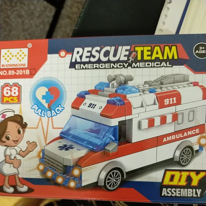 救護車積木樂高 RESCUE TEAM | 蝦皮購物