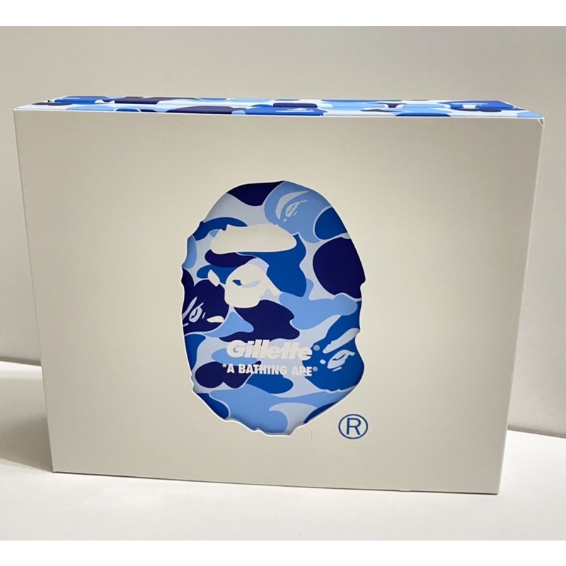 【𝗜𝗡𝗦𝗜𝗚𝗛𝗧_𝟵𝟰】Bape x 吉列Gillette 限量刮鬍刀禮盒(單刀片組） | 蝦皮購物
