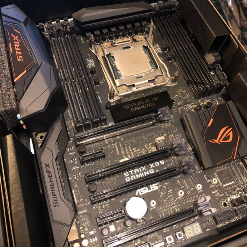 ROG STRIX X99 GAMING+i7 6800k尾款