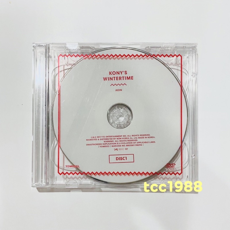 iKON : KONY'S WINTERTIME 官方DVD (2入） | 蝦皮購物