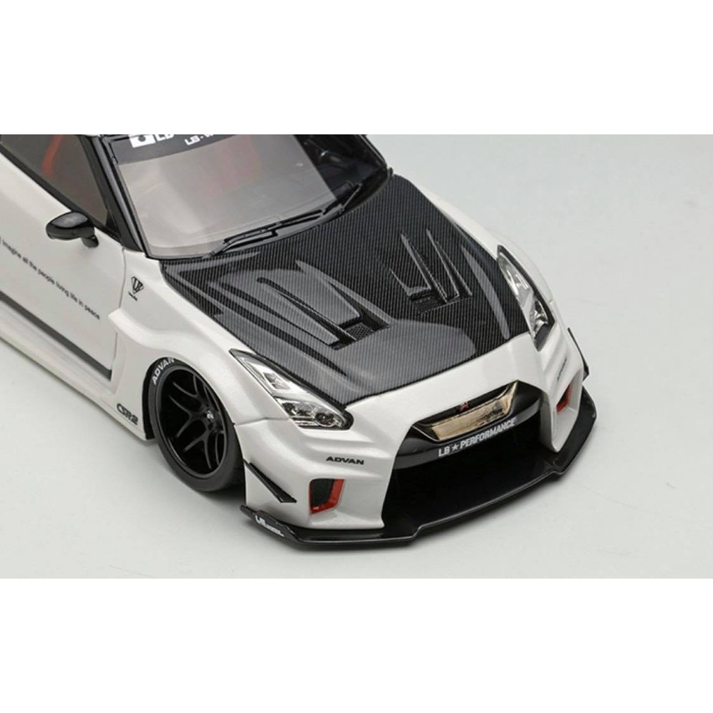 【名車館】MakeUp LB012A LB-Silhouette WORKS GT 35GT-RR 白色 1/43