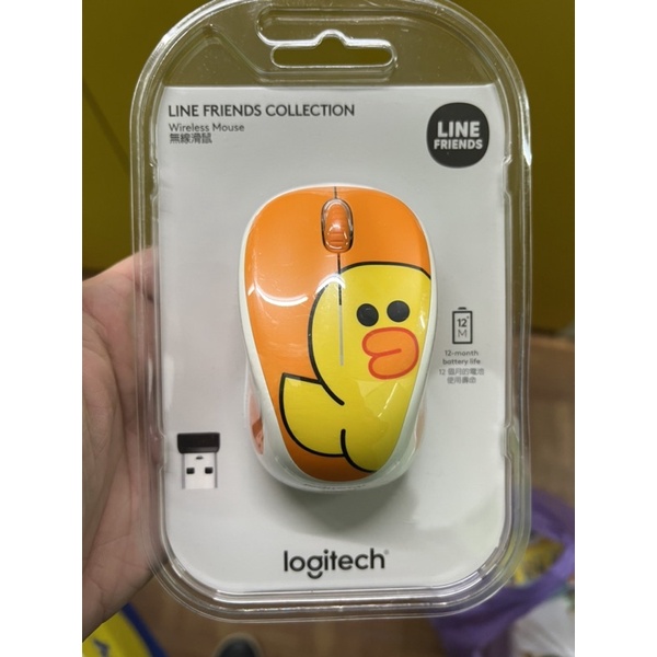 羅技 Logitech 無線滑鼠 莎莉 Line friend | 蝦皮購物