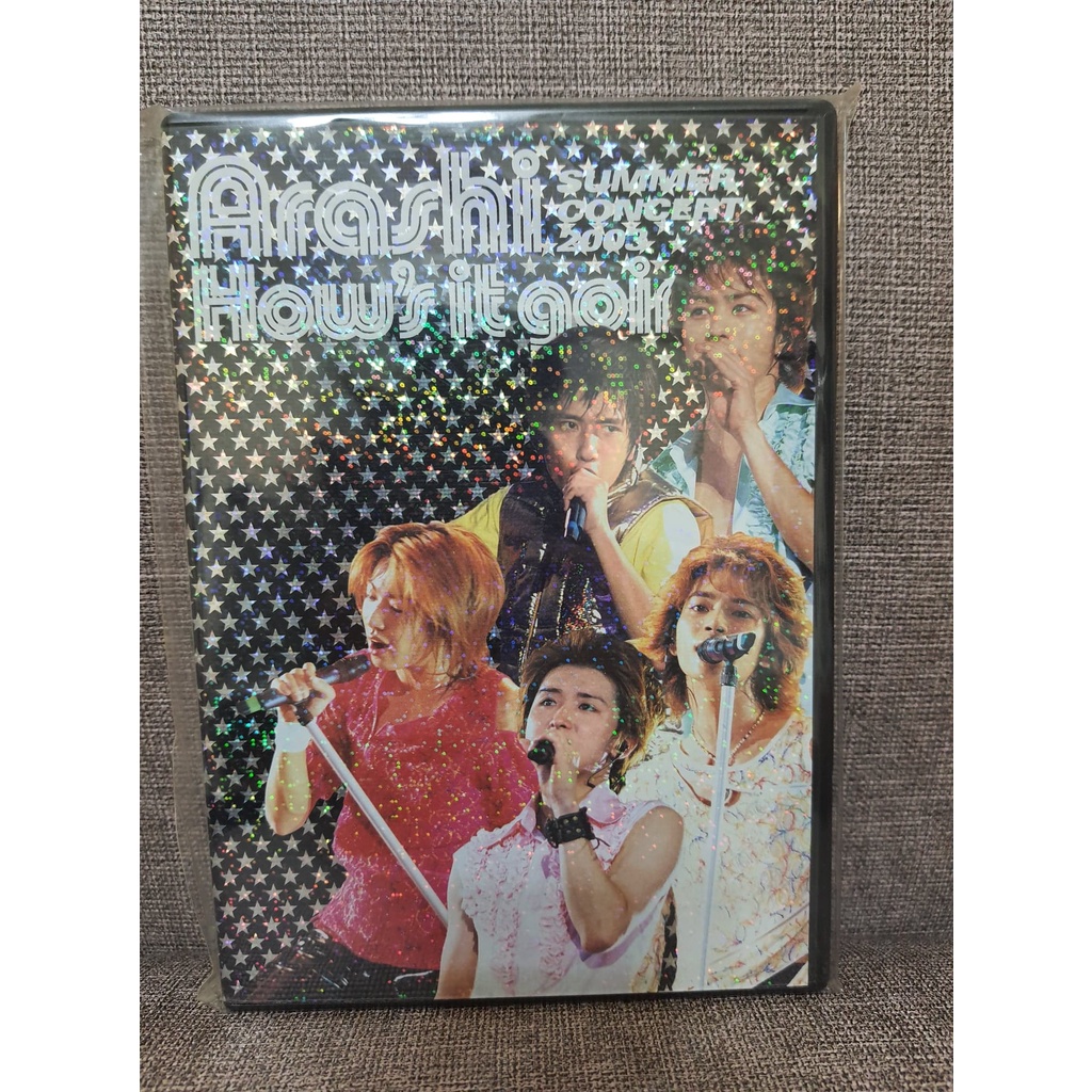 嵐ARASHI How's it going? SUMMER CONCERT 2003 演唱會日版DVD | 蝦皮購物