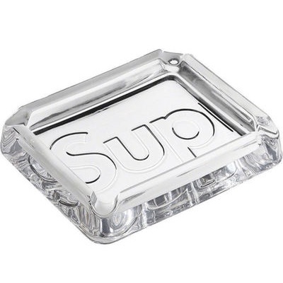 全新限量免運Supreme Debossed Glass Ashtray 兩色水晶煙灰缸菸灰缸