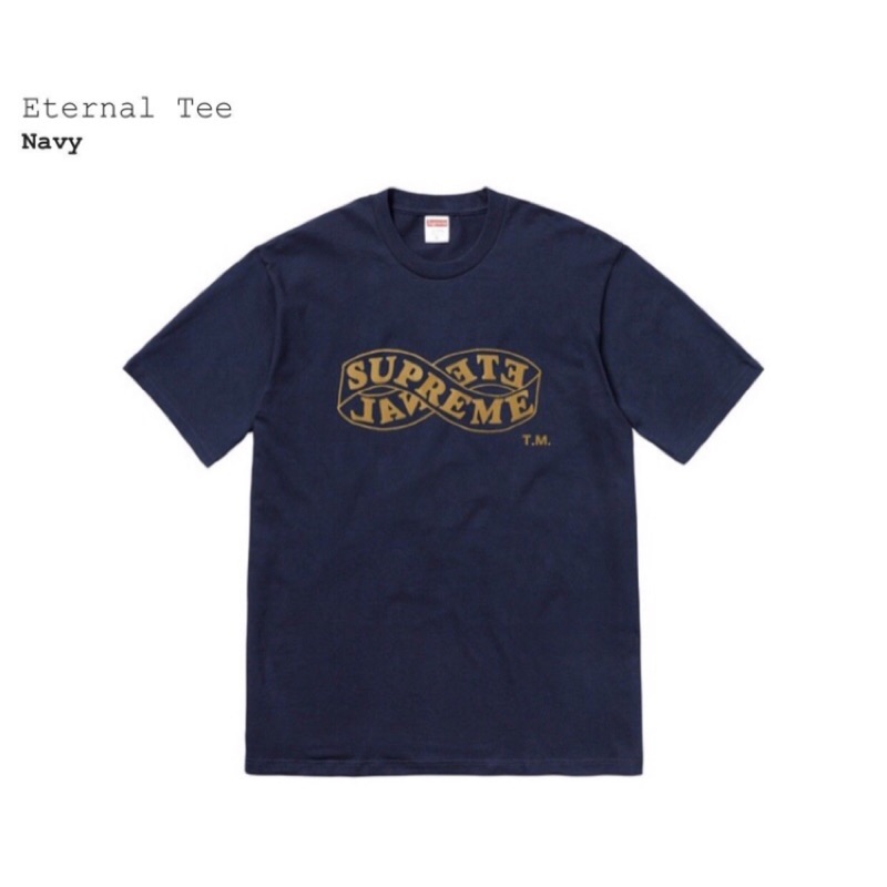 Supreme eternal cheap tee navy