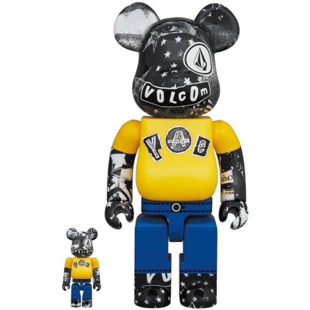 VOLCOM × BE@RBRICK 100% 400%-