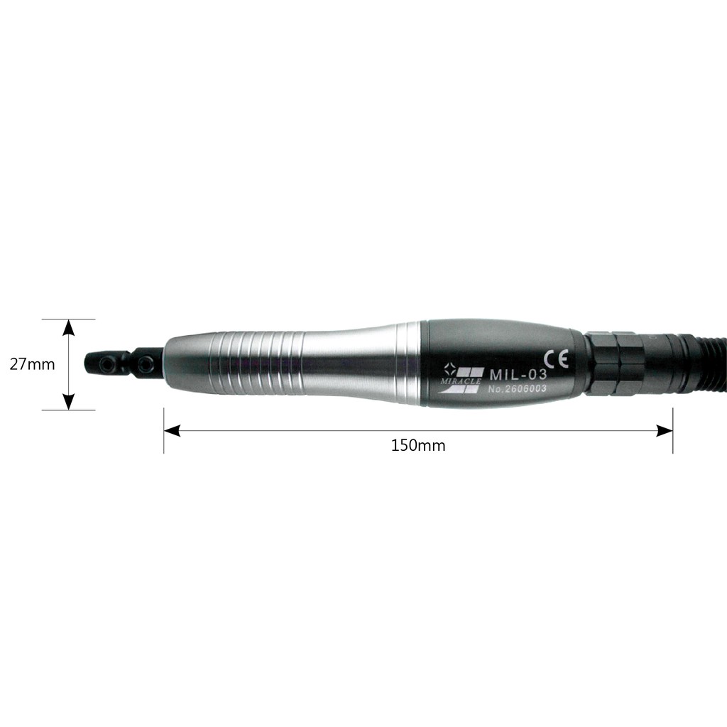 雅堤MIRACLE】MIL-03 0.3mm 往覆式氣動研磨機~模具、研磨、拋光、鏡面