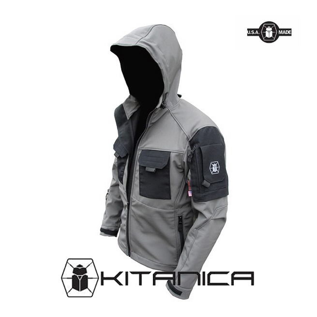 下單出貨關注立減】KITANICA 聖甲蟲軍迷戰術型軟殼衣戶外刷毛特工夾克