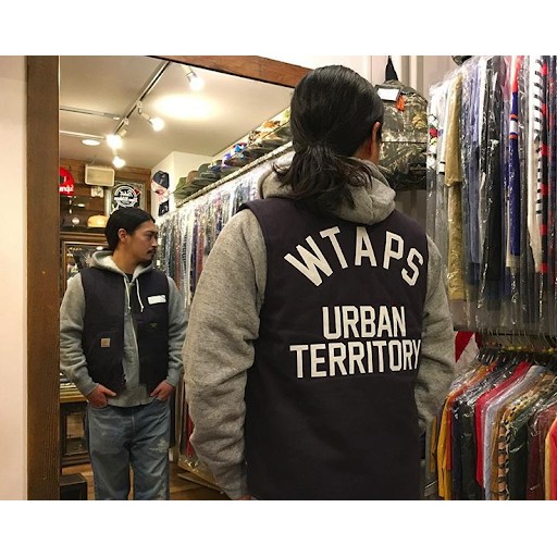 WTAPS VEST.CTM.CNVS. DB.CARHARTT