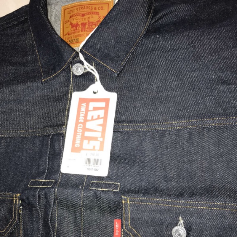 Levis vintage clothing 507xx rigid Lvc 土製Levi's 牛仔夾克牛仔外套