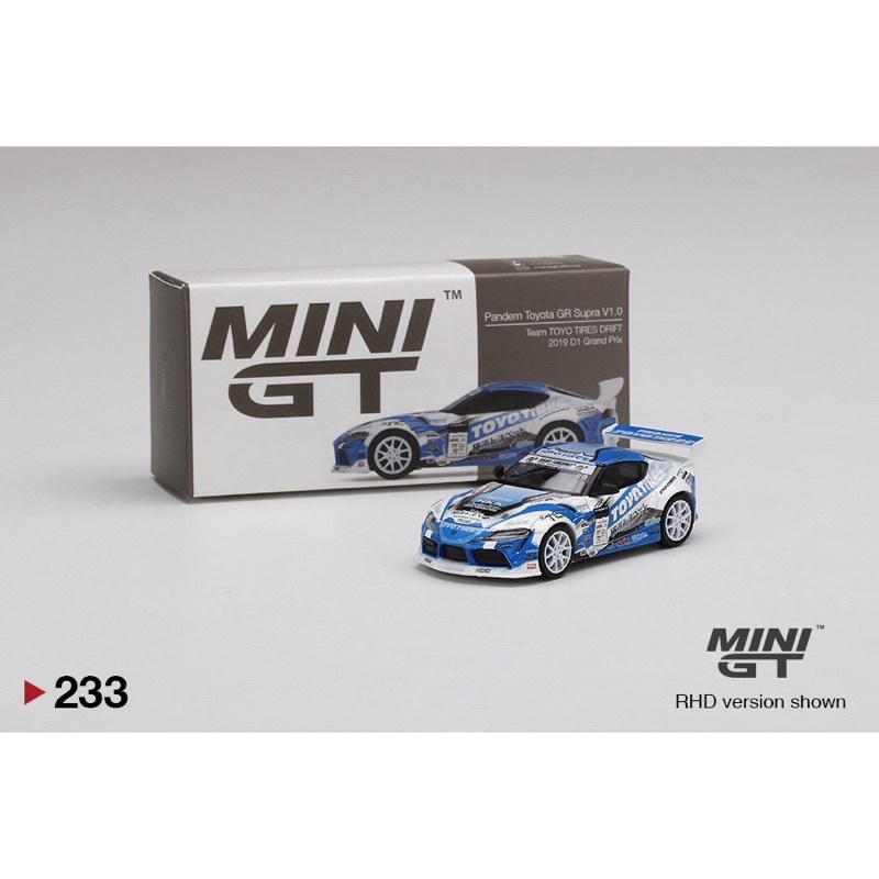 🐮現貨特價中～MiniGT#233日本限定1/64 Pandem Toyota GR Supra V1.0