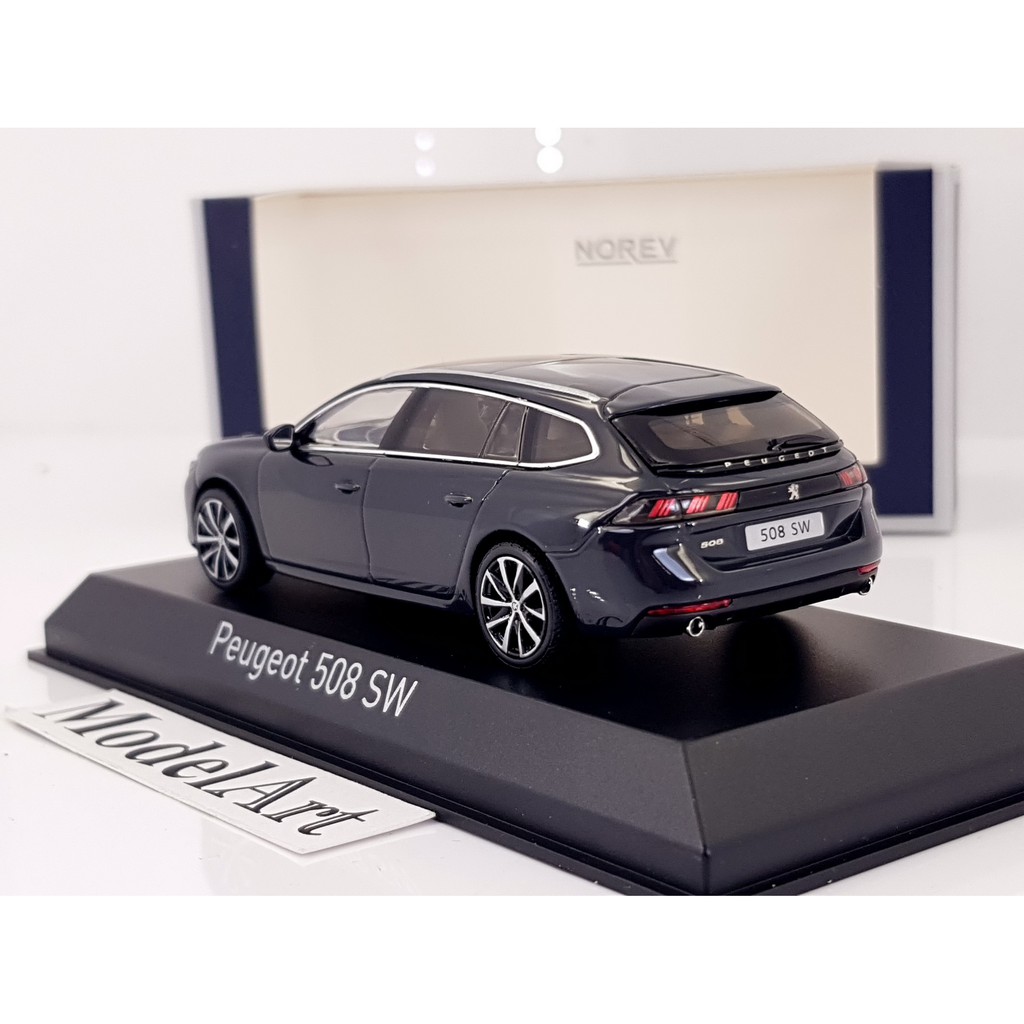 模型車藝】1:43 Norev Peugeot 508 SW 2018旅行車黑標誌/寶獅| 蝦皮購物