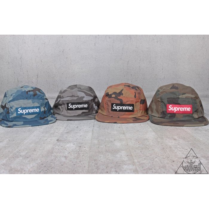 HYDRA】Supreme Reflective Camo Camp Cap 反光迷彩五分割帽【SUP292