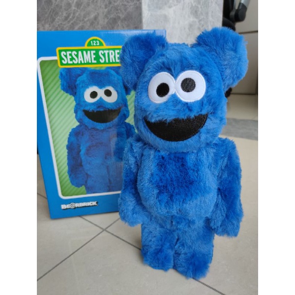 中租零卡分期 全新未拆 Be@rbrick 餅乾怪獸 400% cookie monster 400% 高雄現貨