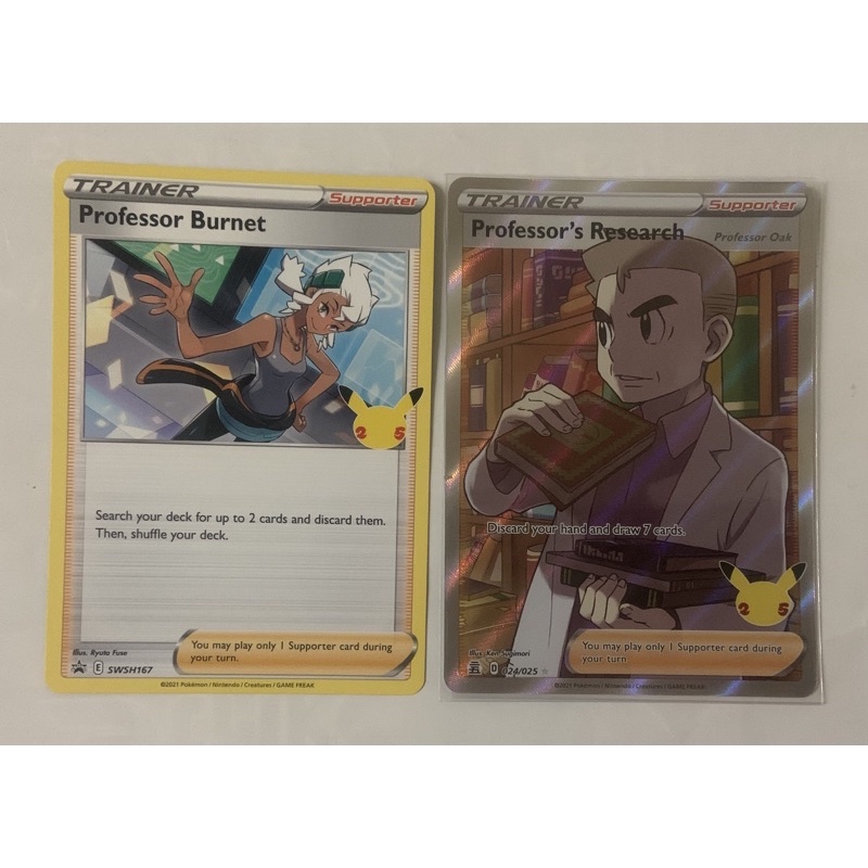 PTCG 寶可夢 25週年 英文版 Professor Burnet Professor’s Research 大木博士 | 蝦皮購物