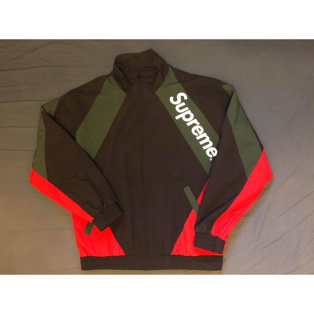 20SS Supreme Paneled Track Jacket /黑/M | 蝦皮購物