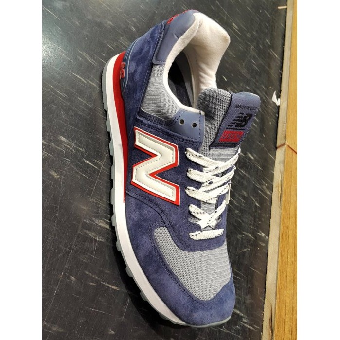 New Balance nb 574 美國製美製made in U.S.A. US574MD 藍色紅色網布麂