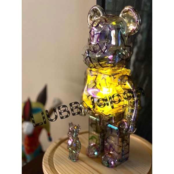 日本官方全新正品 Bearbrick Be@rbrick Jimmy Choo 發光 亮燈400% 500%