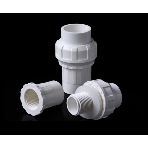 台灣現貨 PVC 白色 由令/活接式 加長上下水接頭(4分/6分/1吋/1.2吋/1.5吋) | 蝦皮購物