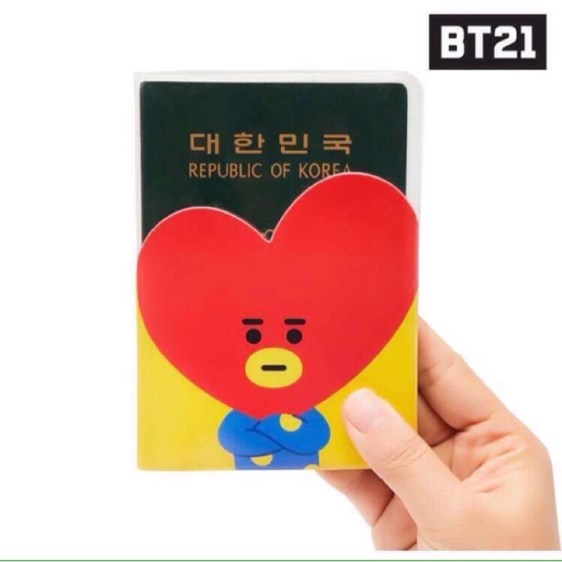 現貨可下單👾 BT21 護照套TATA/RJ/COOKY/CHIMMY Line Friends | 蝦皮購物