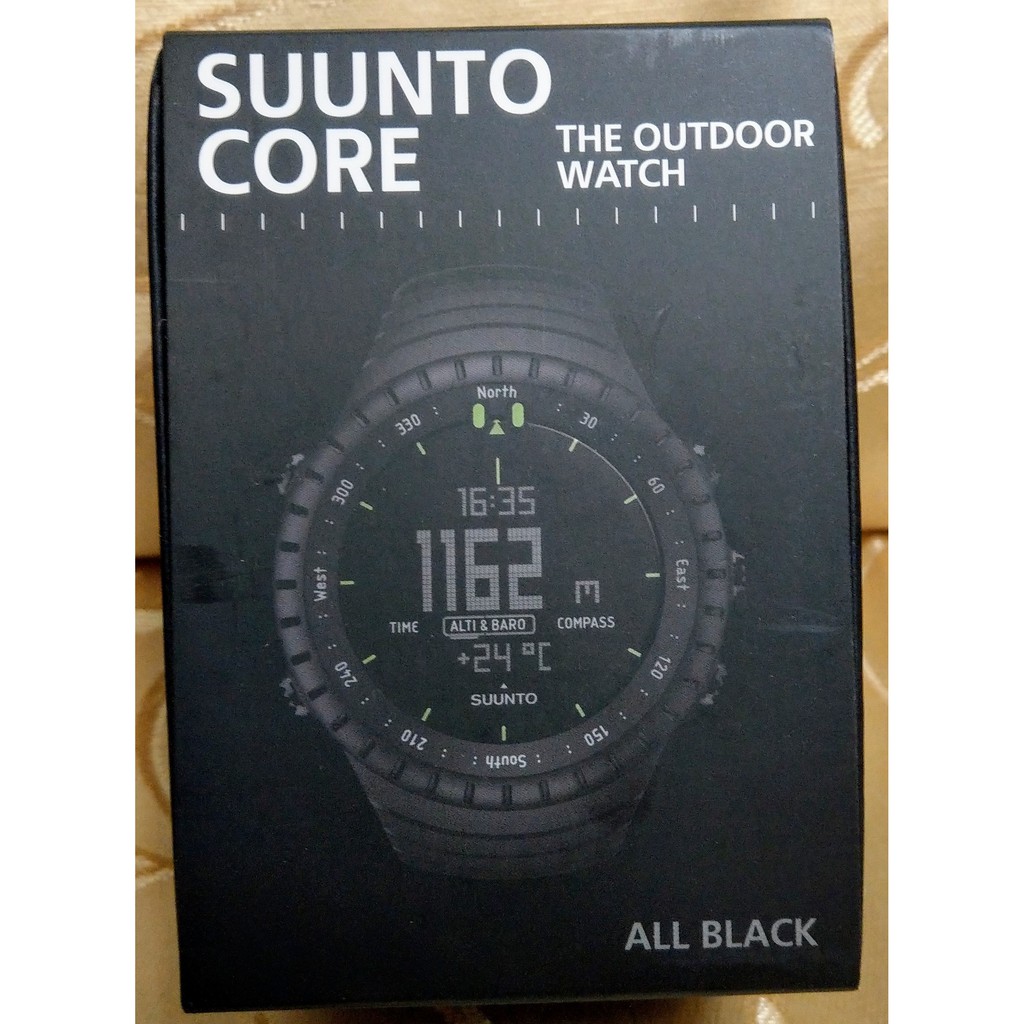 SUUNTO Core Classic All Black 戶外探險登山跑步潛水運動手錶電影私刑