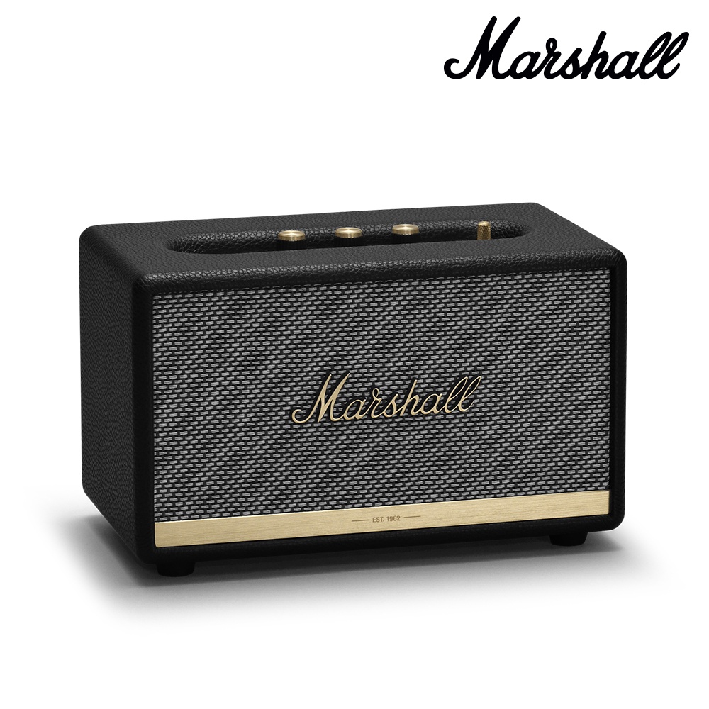 送原廠贈品】Marshall Acton II Bluetooth 藍牙喇叭-經典黑台灣百滋